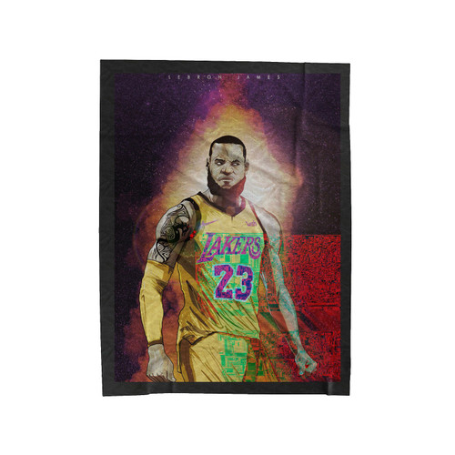 Lebron James Arm Tattoo Velveteen Blanket