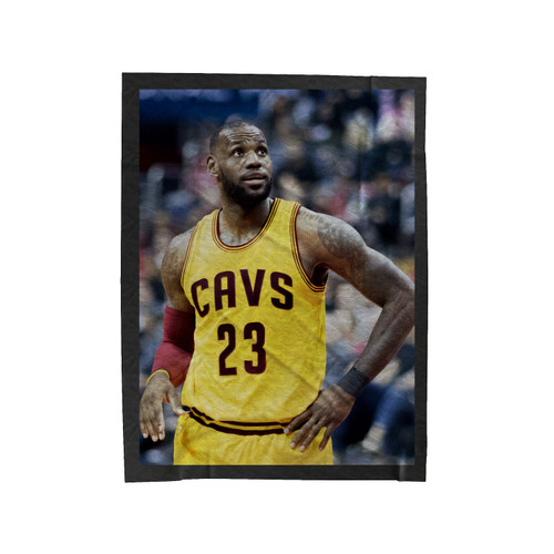 Lebron James Basketball 1 Velveteen Blanket