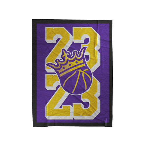 Lebron James King 3 Velveteen Blanket