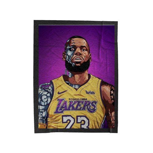 Lebron James Los Angeles Lakers Velveteen Blanket