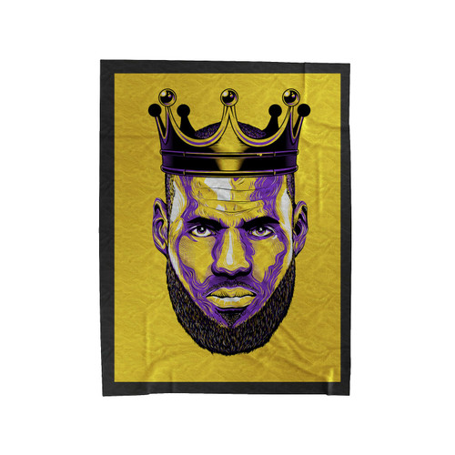 Lebron The King Velveteen Blanket Lebron The King Velveteen Blanket