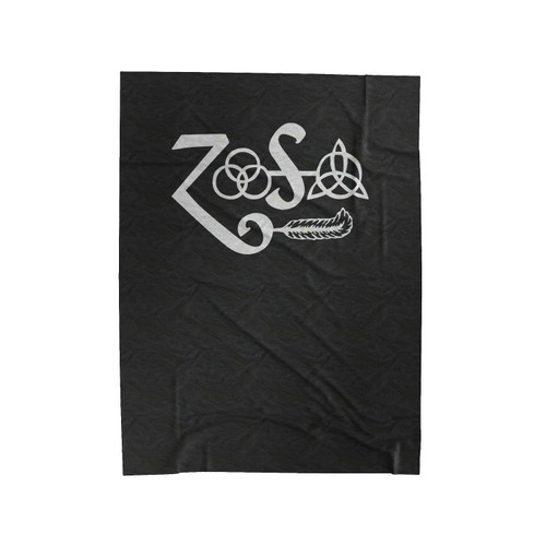Led Zeppelin 4 In 1 Runes Zoso Velveteen Blanket