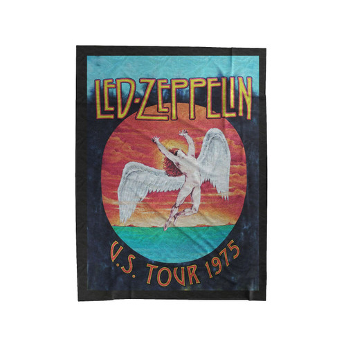 Led Zeppelin Concert Vintage Music Velveteen Blanket
