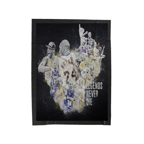 Legend Never Die Kobe Bryant Velveteen Blanket