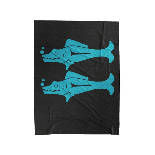 Legends Of The Hidden Temple Blue Barracudas Velveteen Blanket
