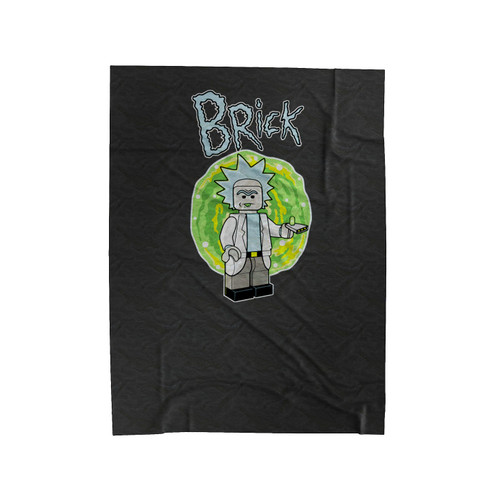 Lego Rick & Morty Brick Rick Velveteen Blanket