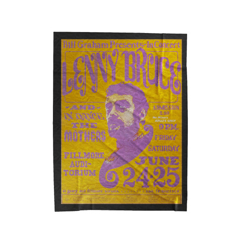 Lenny Bruce Velveteen Blanket