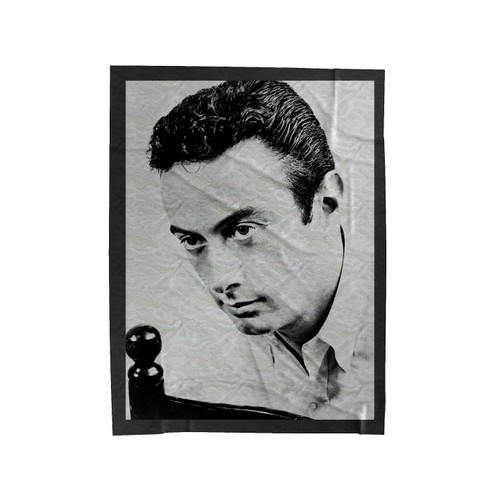 Lenny Bruce Black And White Velveteen Blanket