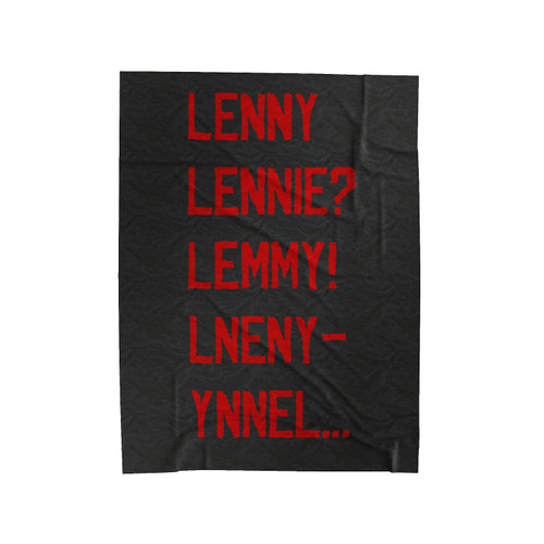 Lenny Lennie Lemmy! Lneny Funny Read Dead Redemption 2 Velveteen Blanket