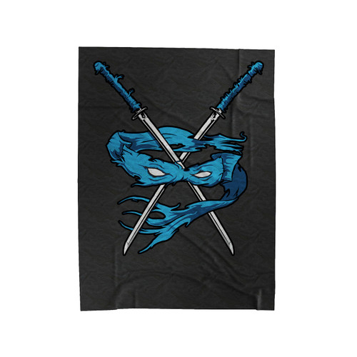 Leonardo Teenage Mutant Ninja Turtle Velveteen Blanket