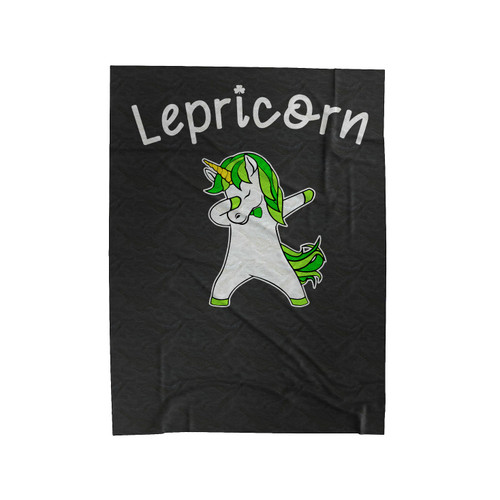 Lepricorn Dabbing Unicorn Velveteen Blanket