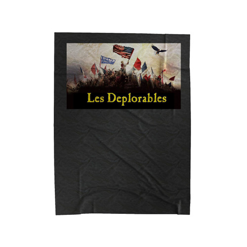 Les Deplorable Velveteen Blanket
