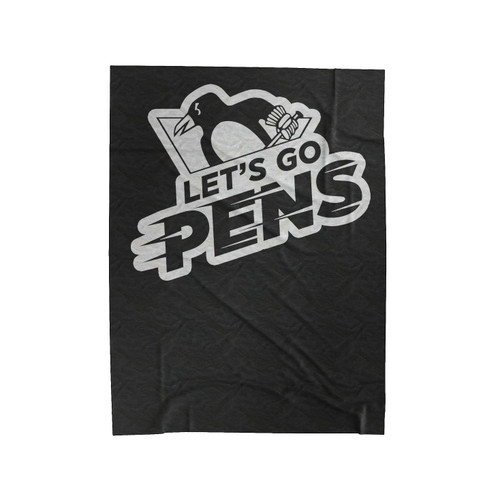 Let's Go Pens Velveteen Blanket