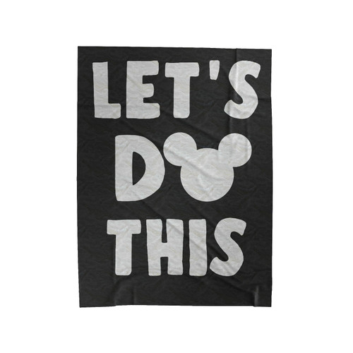 Lets Do This Disney Mickey Mouse Velveteen Blanket