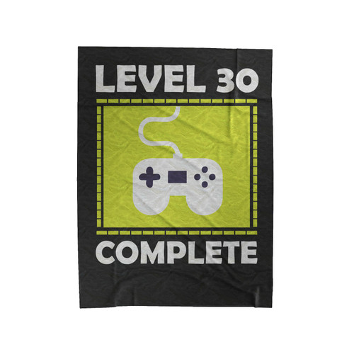 Level 30 Complete Game Velveteen Blanket