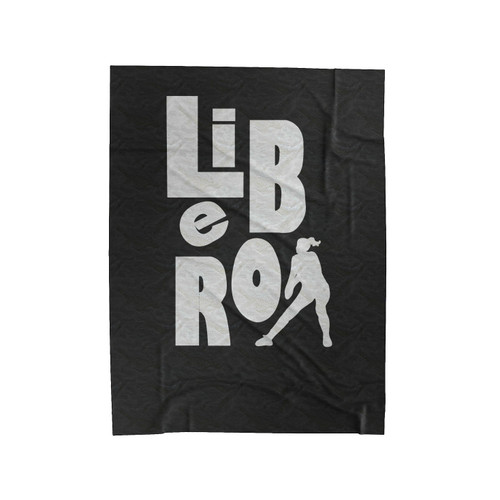 Libero Vollyball Graphic Velveteen Blanket