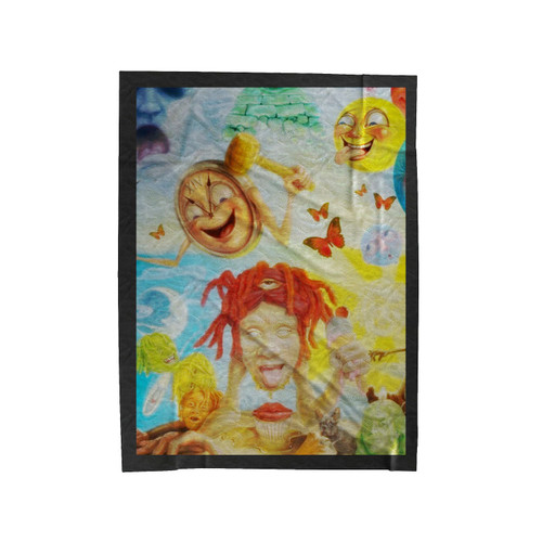 Life's A Trip Trippie Redd Velveteen Blanket