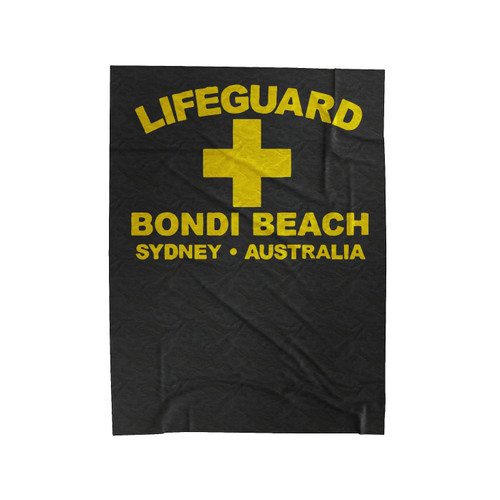 Lifeguard Bondi Beach Sydney Australia Velveteen Blanket