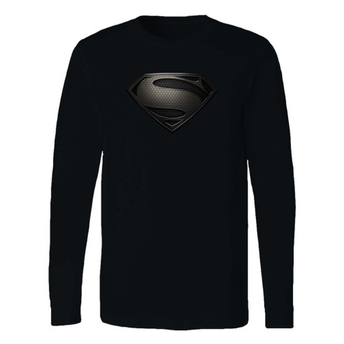 This classic fit superman silver black logo long sleeve shirt is casually elegant and very comfortable. With fine quality print to make one stand out, it's a perfect fit for every occasion.