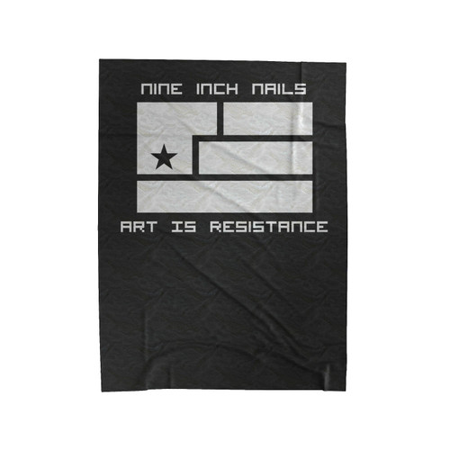 Like Nine Inch Nails Flag 2 Velveteen Blanket