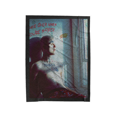 Lil Peep Come Over When Your Sober Velveteen Blanket