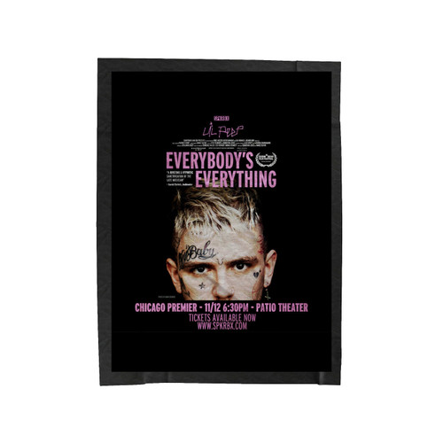 Lil Peep Everybodys Everything Chicago Movie Velveteen Blanket