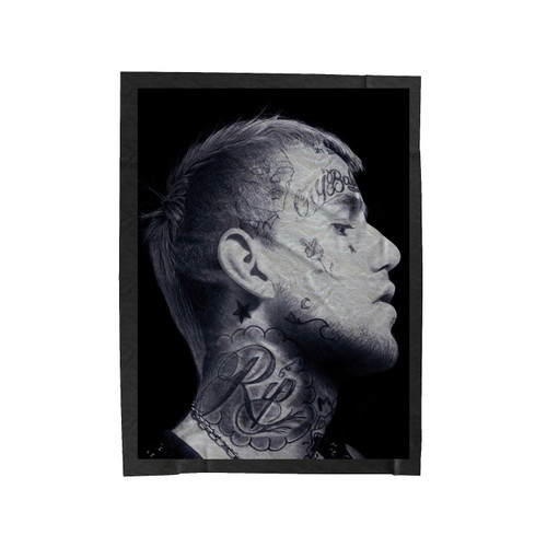 Lil Peep Tattoos Velveteen Blanket