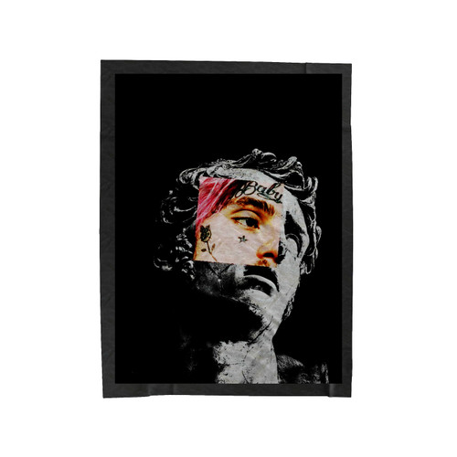 Lil Peep's Tattoos Velveteen Blanket