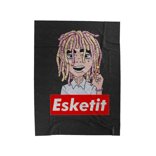 Lil Pump Cool Smoke Esketit Velveteen Blanket