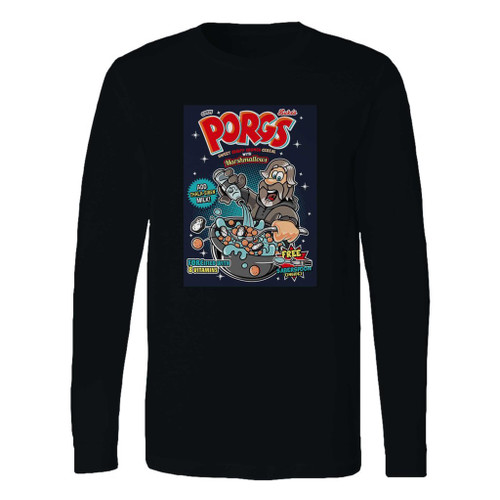This classic fit super porg bros long sleeve shirt is casually elegant and very comfortable. With fine quality print to make one stand out, it's a perfect fit for every occasion.