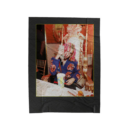 Lil Pump Jetski Velveteen Blanket