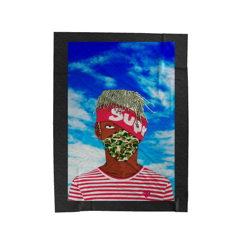 Lil Uzi Vert Kakashi Clouds Red Box Logo Velveteen Blanket