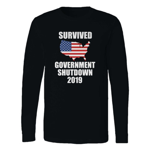 This classic fit survived government shutdown 2019 political long sleeve shirt is casually elegant and very comfortable. With fine quality print to make one stand out, it's a perfect fit for every occasion.