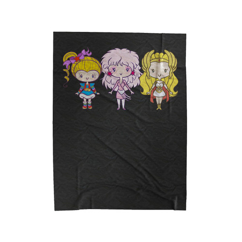 Lil' Cuties Eighties Ladies Velveteen Blanket