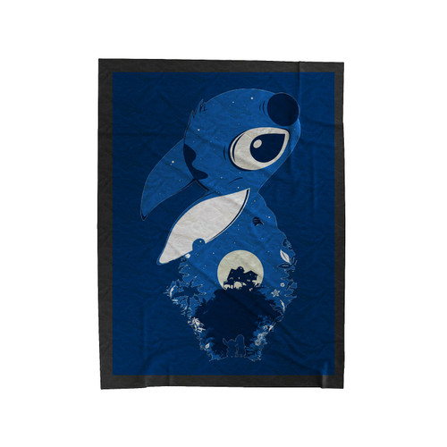 Lilo And Stitch Art Velveteen Blanket