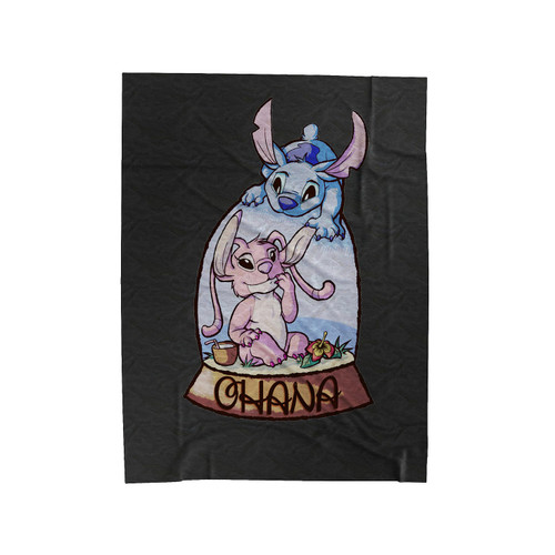 Lilo And Stitch Disney Ohana Lilo Ohana Means Family Hawaiian Disney Vacation Disney Velveteen Blanket