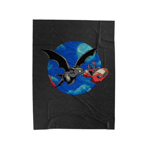 Lilo And Stitch Funny Velveteen Blanket