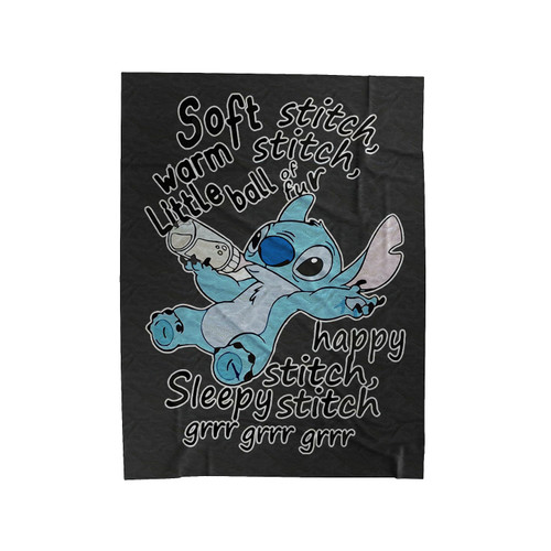 Lilo And Stitch Soft Stitch Warm Stitch Funny Velveteen Blanket