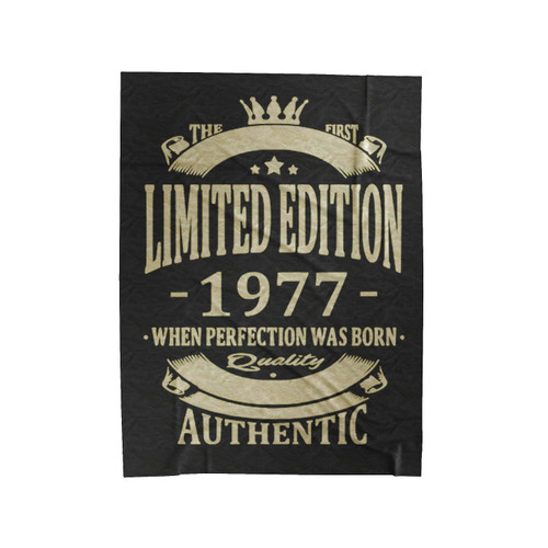 Limited Edition 1977 Velveteen Blanket