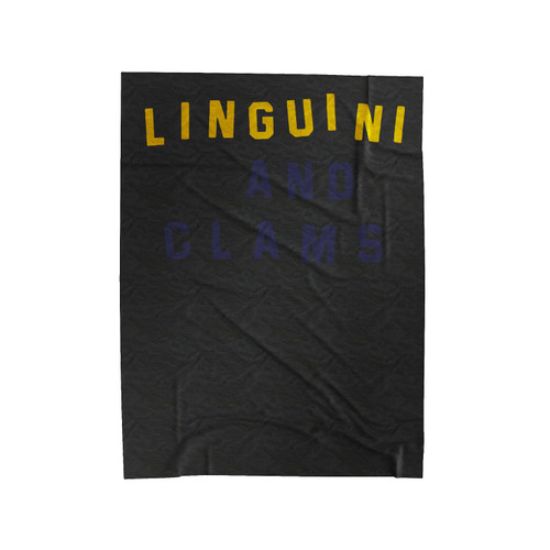 Linguini And Clams Velveteen Blanket