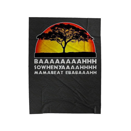 Lion Chant Velveteen Blanket