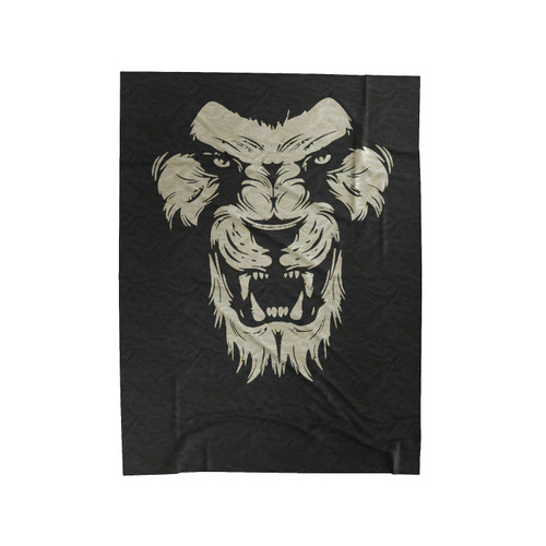 Lion Face Velveteen Blanket