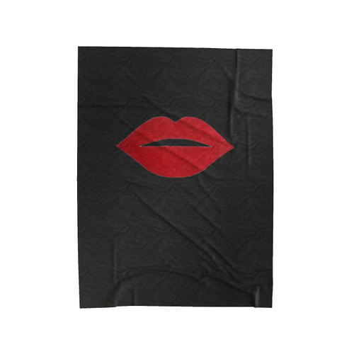 Lips Patches Iron Velveteen Blanket
