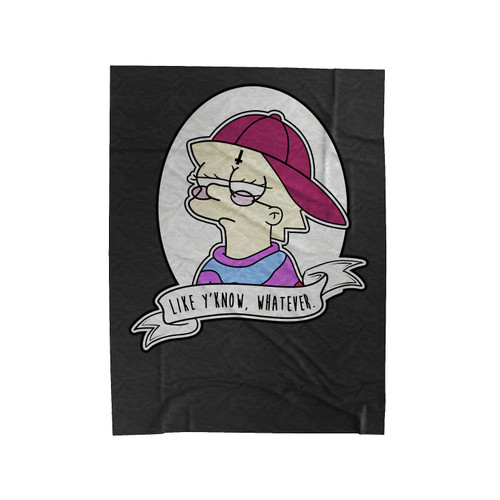 Lisa Like Y'Know Whatever The Simpsons Velveteen Blanket