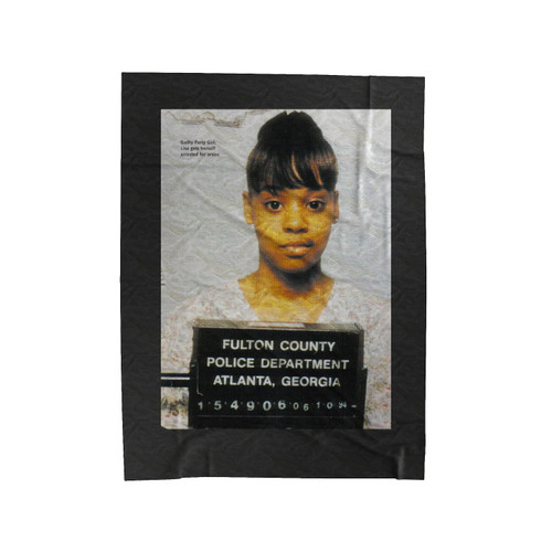 Lisa Lopes Mugshot Velveteen Blanket