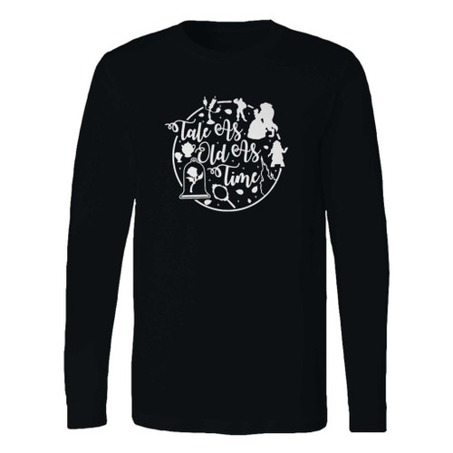 This classic fit tale as old as time circle racerback long sleeve shirt is casually elegant and very comfortable. With fine quality print to make one stand out, it's a perfect fit for every occasion.