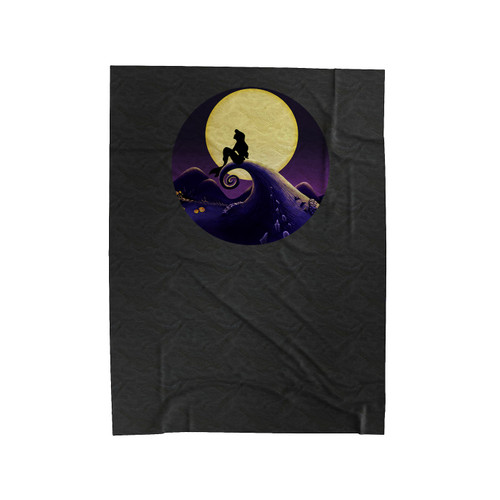 Little Mermaid Nightmare Before Christmas Disney Halloween Disney Fall Halloween Velveteen Blanket