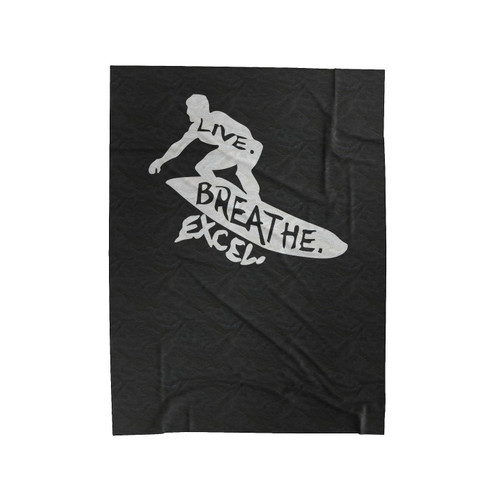 Live Breathe Exel Surf Velveteen Blanket