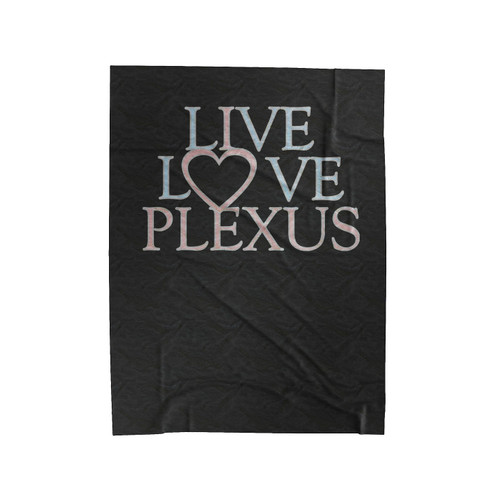 Live Love Plexus I Love Plexus Velveteen Blanket
