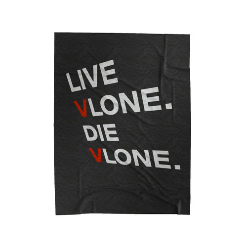 Live Vlone Die Vlone Velveteen Blanket
